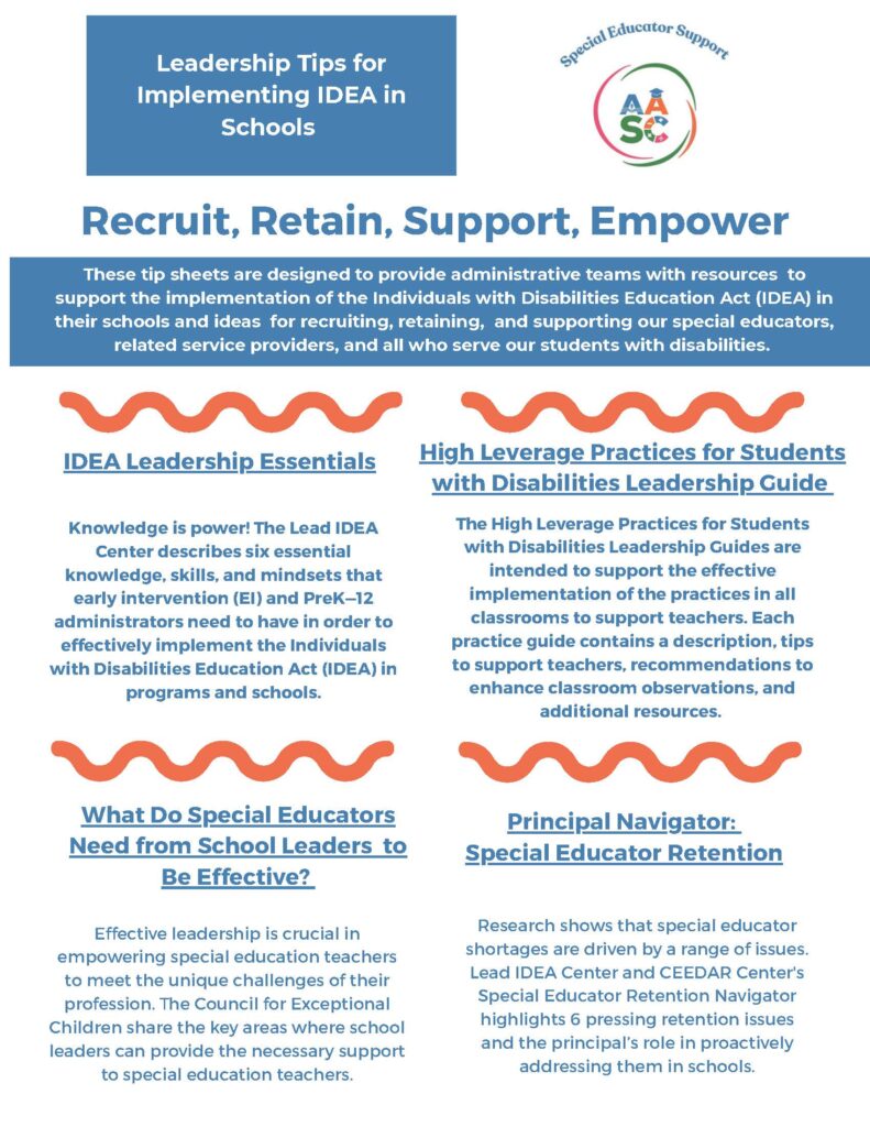 resources and Ideas to support our special educators