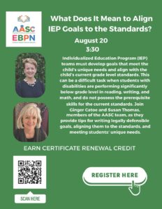 What Does It Mean to Align IEP Goals to the Standards